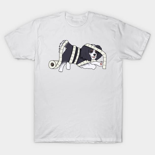 Toilet paper Dog Mummy (cavalier king charles spaniel) T-Shirt by Becky-Marie